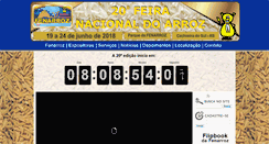 Desktop Screenshot of fenarroz.com.br